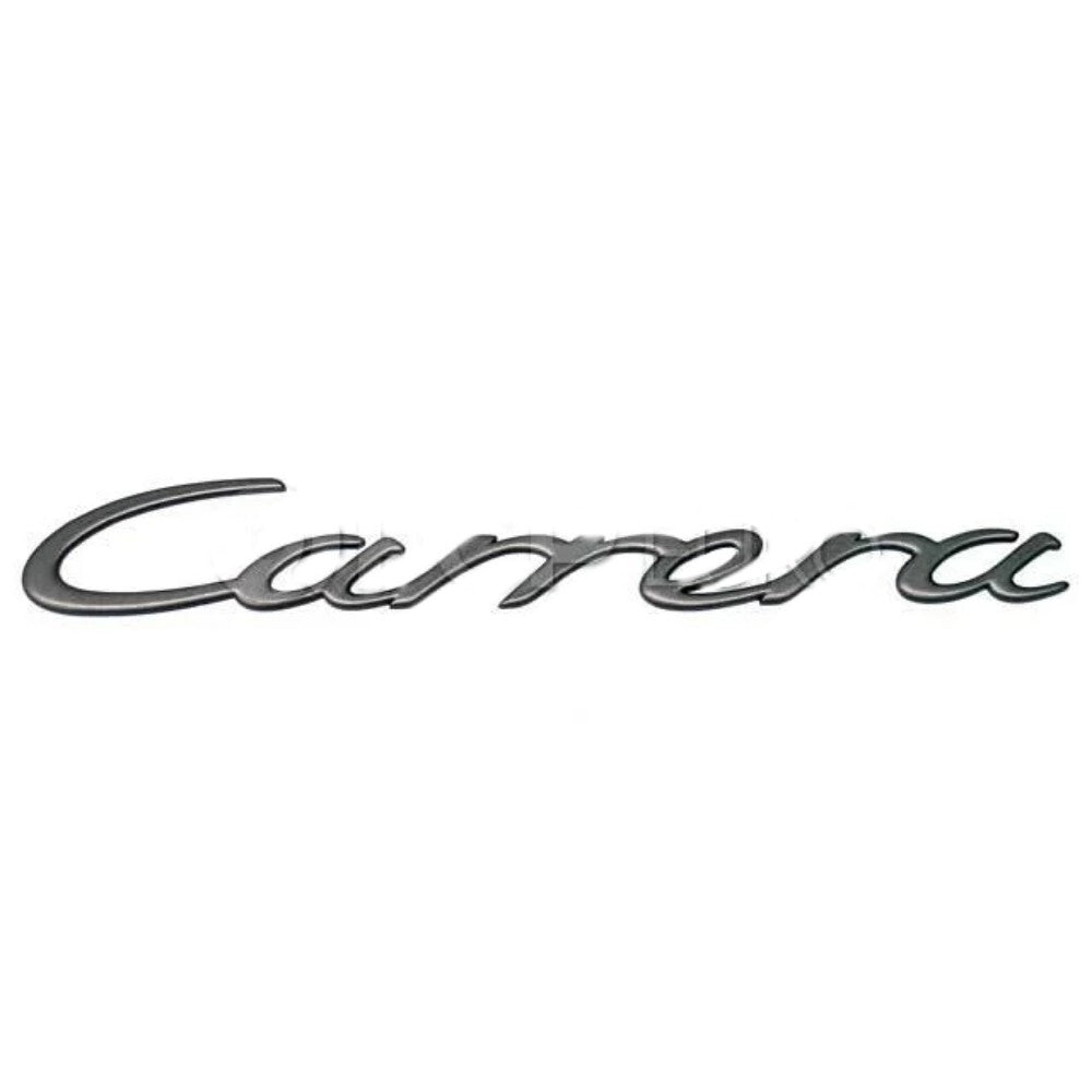 Porsche 911 997 • Carrera Script Rear Emblem • Titanium • #997559237001