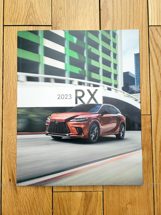 2023 Lexus RX • 350 350h 500h F Sport • Sales Brochure • Original Dealer Catalog0
