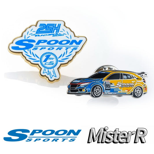 Spoon Sports • Thunderhill 25hr 2021 Commemorative Enamel Pin Set • Honda Racing0