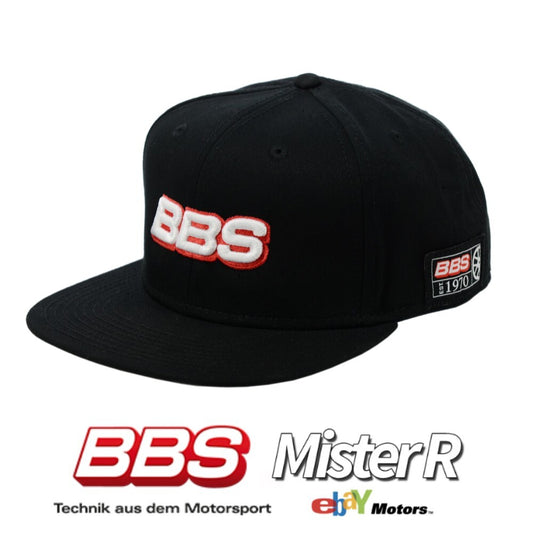 BBS Wheels USA • Black Adjustable Snapback Hat/Cap • BBS Motorsports0