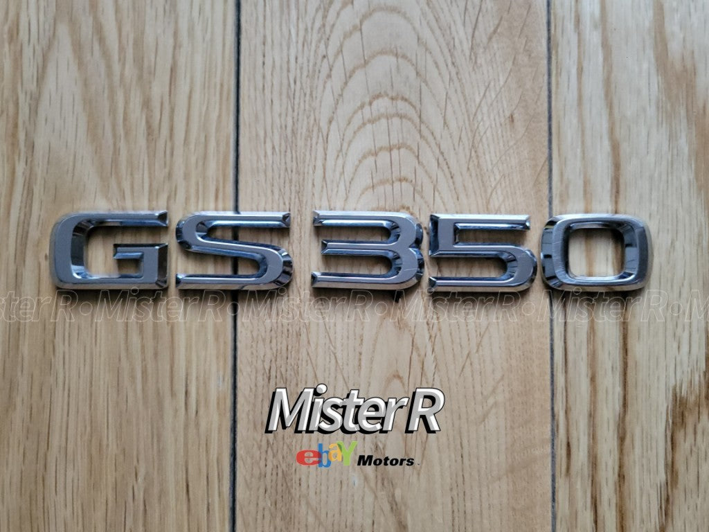 Lexus GS 350 • Rear Deck Lid Emblem • Trunk Name Plate • Used OE • #75443-306200