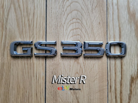 Lexus GS 350 • Rear Deck Lid Emblem • Trunk Name Plate • Used OE • #75443-306200