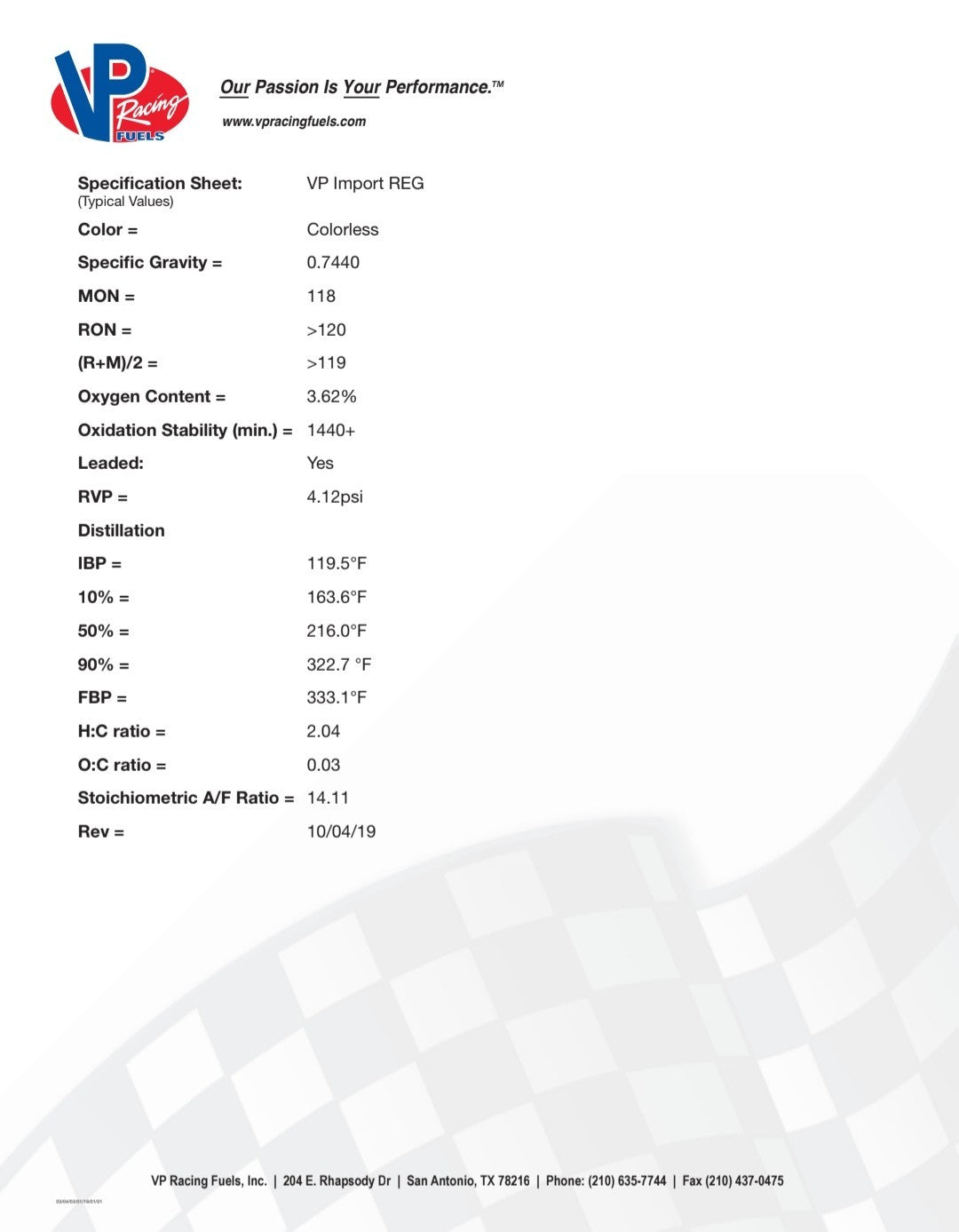 VP Racing Import Reg • Leaded Race Fuel • 5 Gallon Gas Can/Pail ️ 2