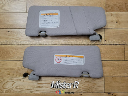 Nissan 350Z • JDM Sun Visor Set • Grey Left/Right • Fairlady Z33 • #96400-CF51A0