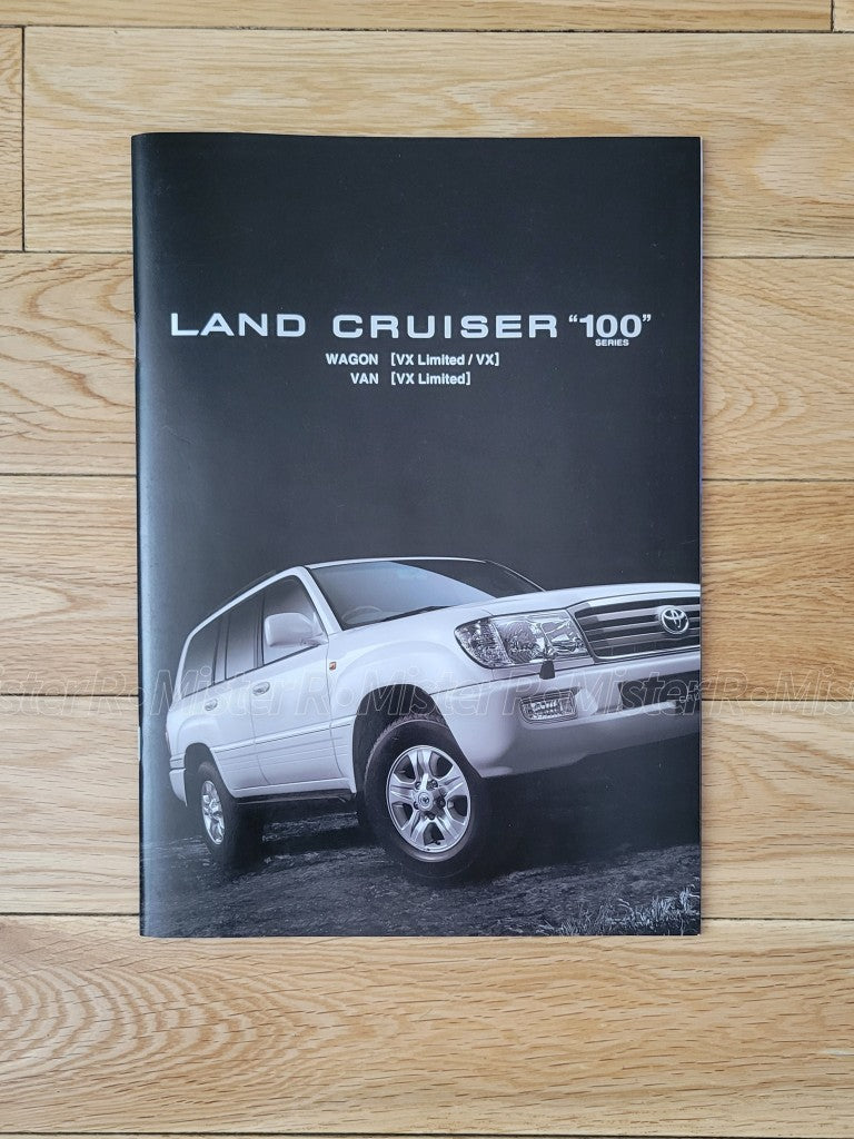 Toyota Land Cruiser 100 • LX470 Cygnus J100 Original JDM Sales Brochure/Catalog14