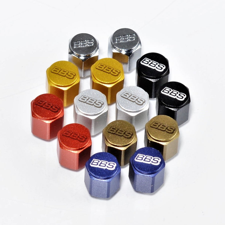 BBS Tire Valve Stem Cap Set - Genuine BBS Wheels USA