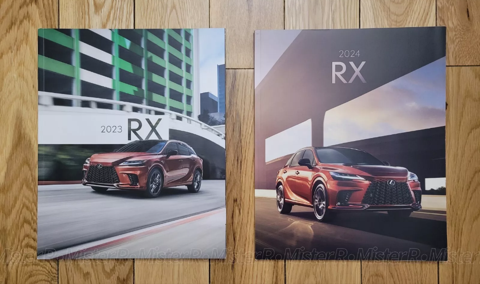 2024 Lexus RX - 350 350h 500h F Sport - Sales Brochure - Original US Dealer Catalog