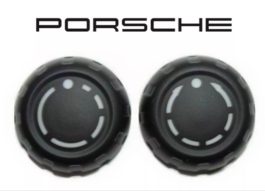 Porsche 987/997 - PCM Radio Volume Navigation Knob Set - Genuine OE #99764220100A + #99764220200A05