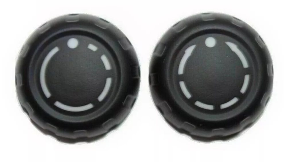 Porsche 987/997 - PCM Radio Volume Navigation Knob Set - Genuine OE #99764220100A + #99764220200A05