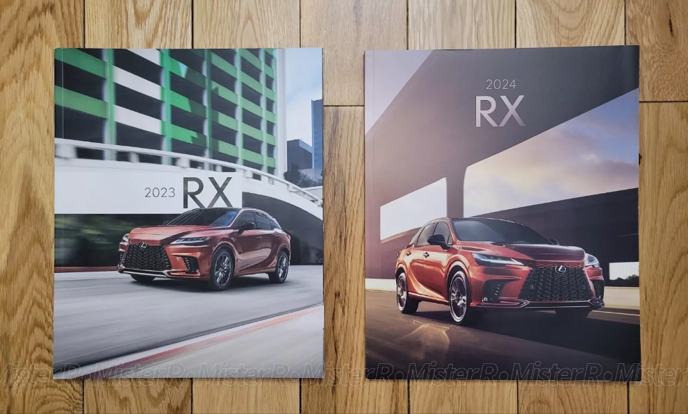 2023 Lexus RX - 350 350h 500h F Sport - Sales Brochure - Original US Dealer Catalog