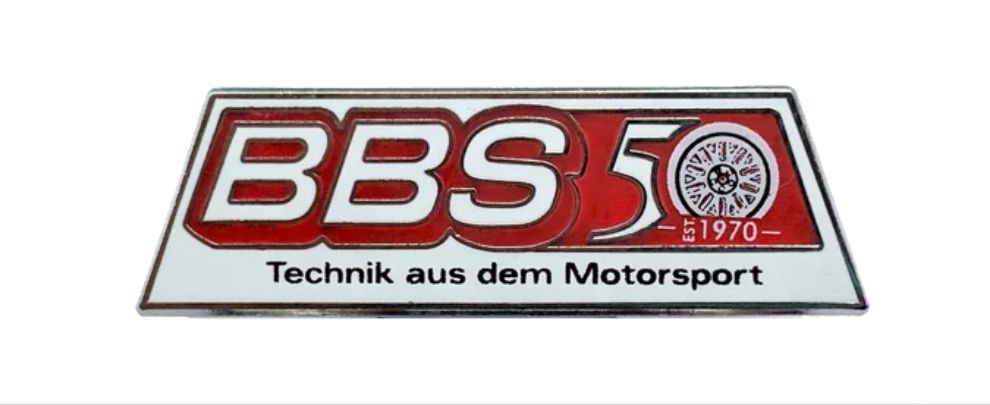 BBS Wheels - 50th Anniversary Lapel Pin - BBS USA 2020 Collectible Enamel Brooch