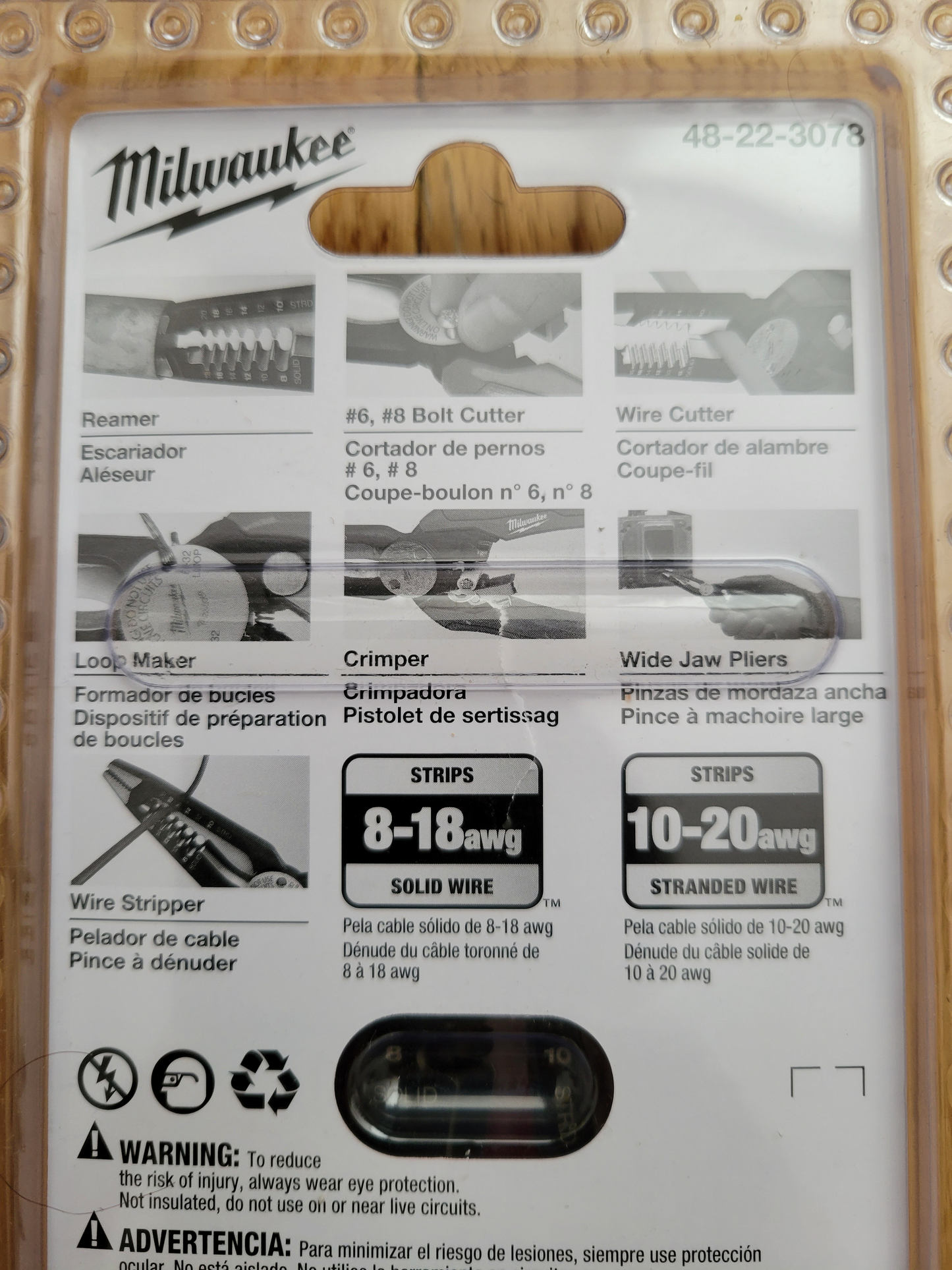 Milwaukee Tools - High-Leverage Combination Strippers/Pliers - #48-22-3078