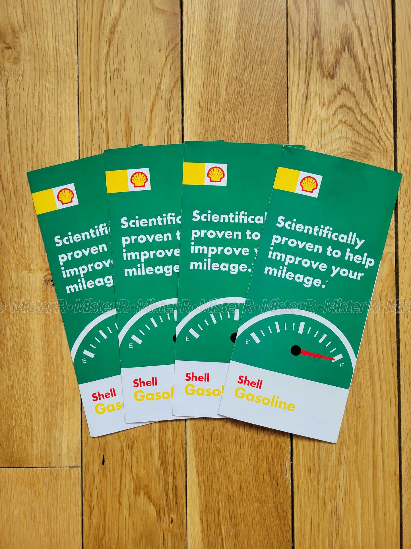 Shell Gasoline - Scientifically Proven To Improve Your Mileage - Top Tier Gas Ad - Brochure/ Pamphlet