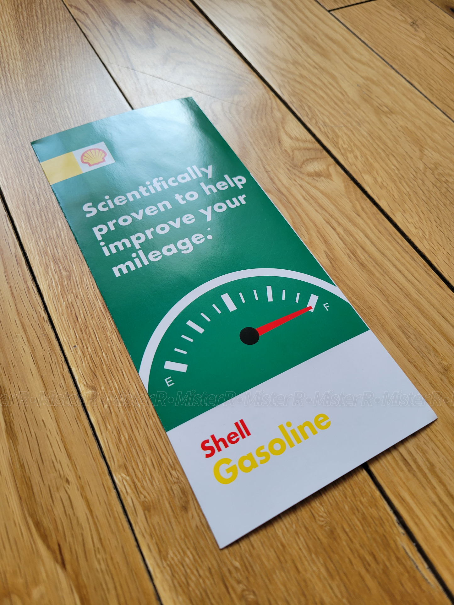 Shell Gasoline - Scientifically Proven To Improve Your Mileage - Top Tier Gas Ad - Brochure/ Pamphlet