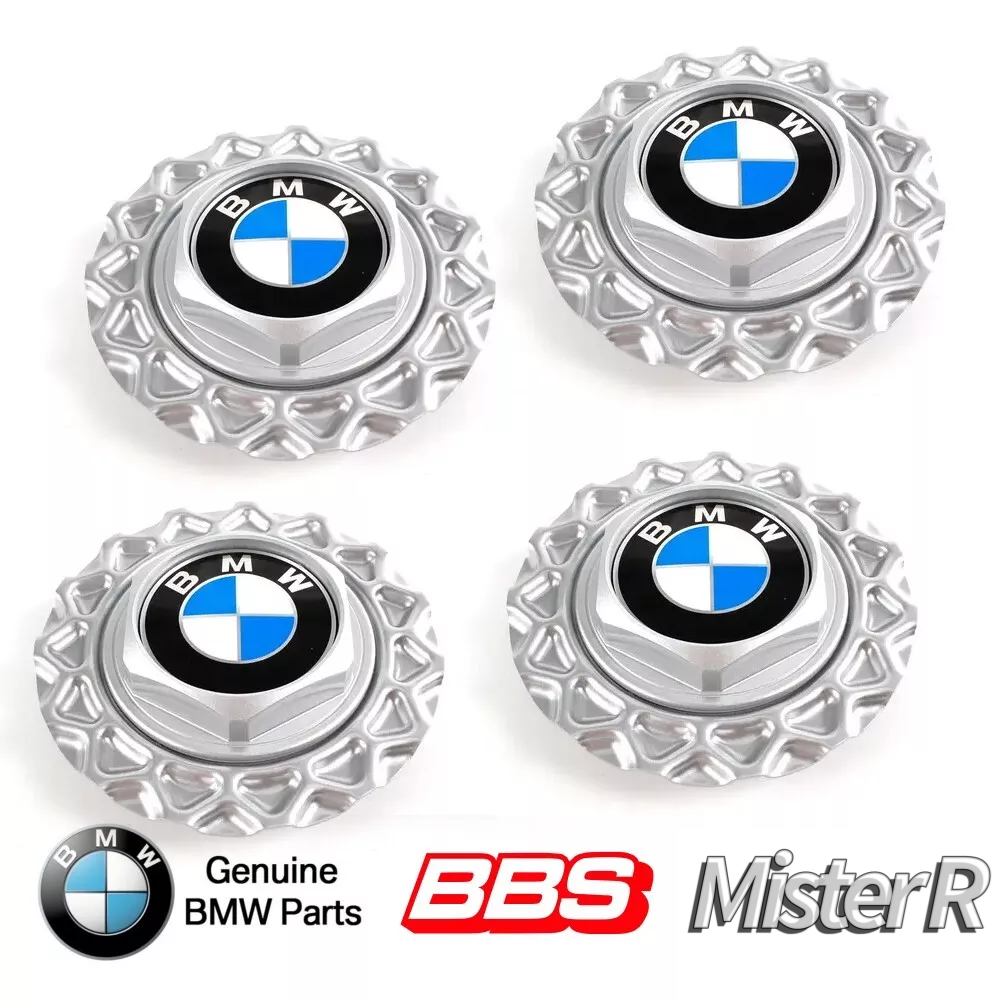 BMW Style 5 Wheel Center/Hub Caps - E30 E36 E34 - OE BBS - 14" Basket Weave - #36132225622