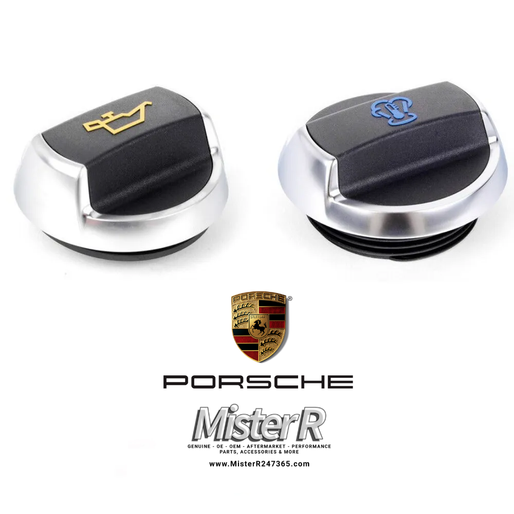 Porsche 911 992 - Aluminium Oil + Coolant Cap Set - Carrera Targa Turbo 4S - #992044100