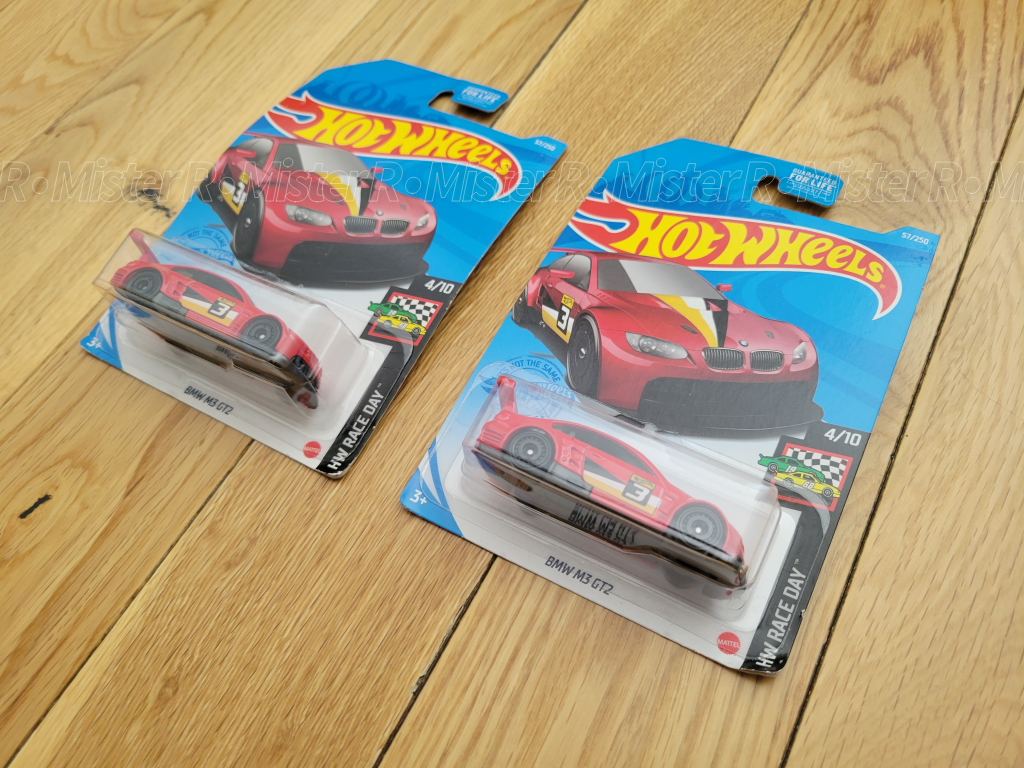 2021 Hot Wheels - BMW M3 GT2 Red - HW Race Day 4/10 - #GRX89-M9C1D