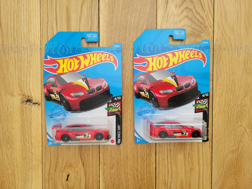 2021 Hot Wheels - BMW M3 GT2 Red - HW Race Day 4/10 - #GRX89-M9C1D