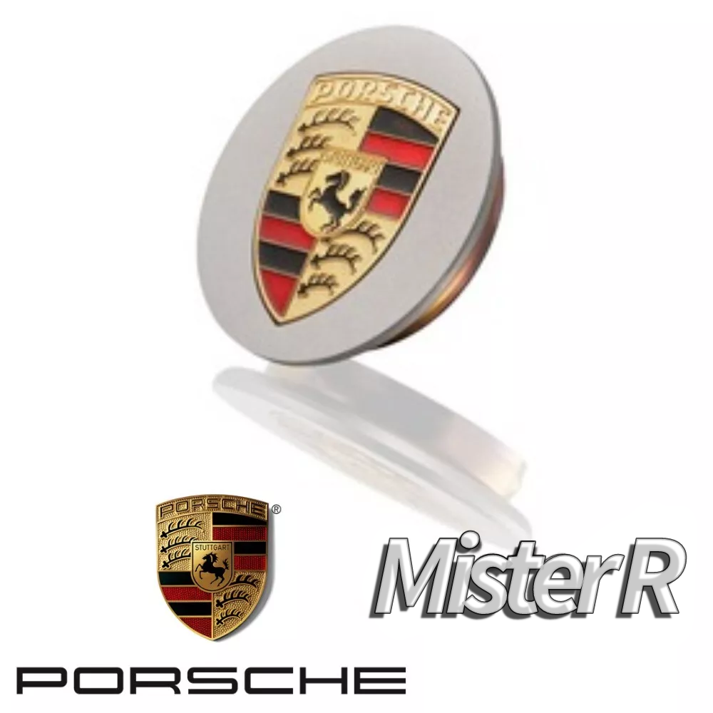 Porsche 911 Color Crest Center Cap - Phone Dial - #92836103206TPP