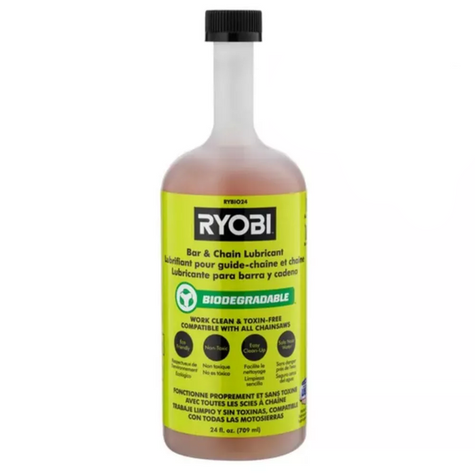 RYOBI - Biodegradable Bar & Chain Lubricant - Chainsaw Oil - NEW - 24 oz Bottle