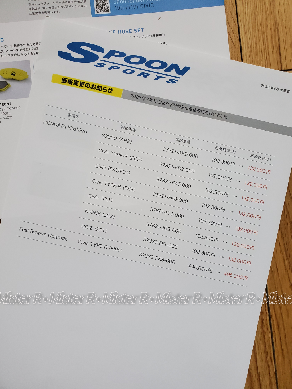 Spoon Sports - 2021 Honda Civic - FL1 - Original JDM Catalog/Sales Brochure