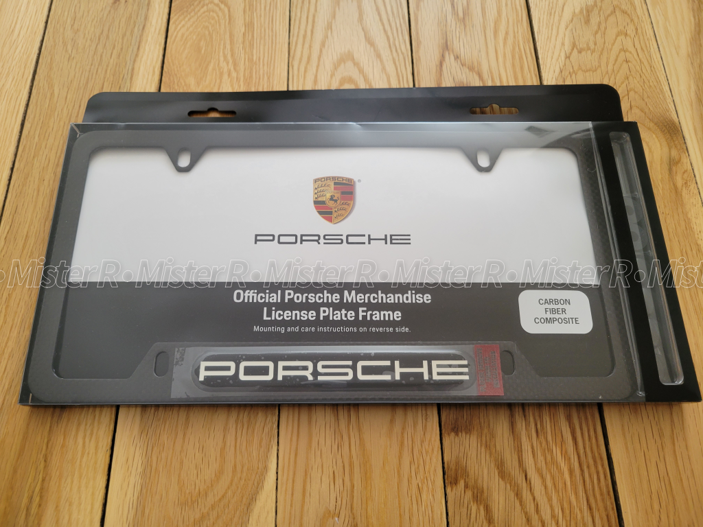 Porsche - Carbon Fiber License Plate Frame - Genuine OE - #PNA70200544