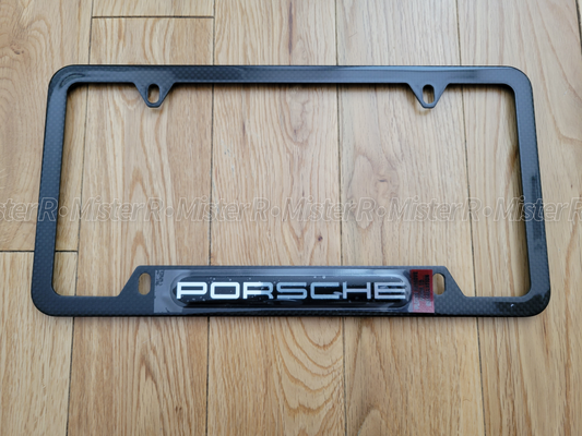 Porsche - Carbon Fiber License Plate Frame - Genuine OE - #PNA70200544