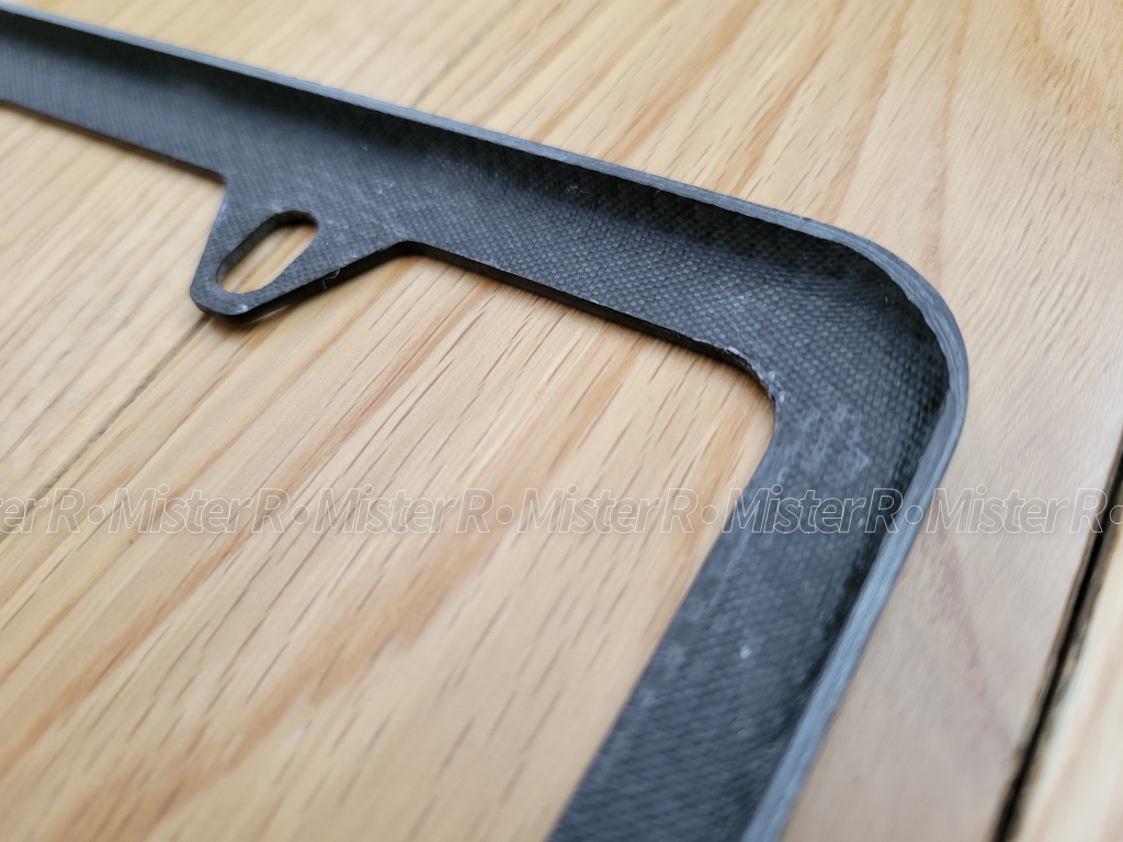 Porsche - Carbon Fiber License Plate Frame - Genuine OE - #PNA70200544