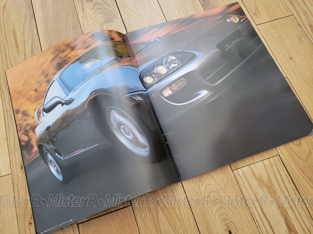 2000 Toyota MK4 Supra - JDM Sales Brochure - Original A80 MKIV Japanese Catalog