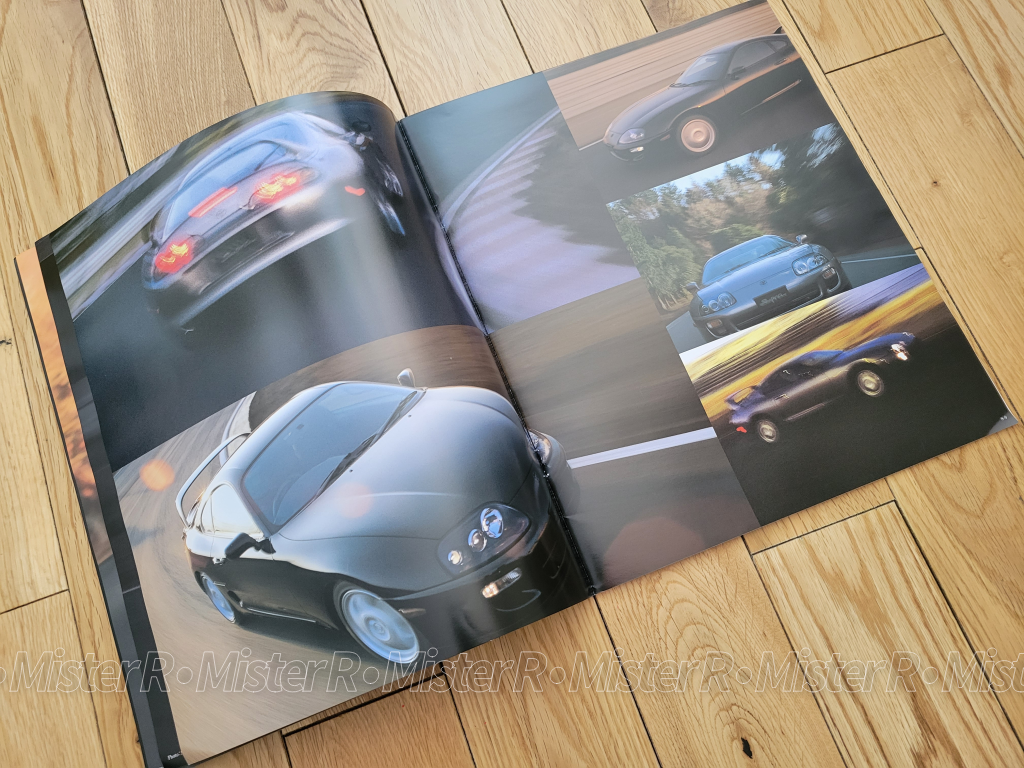 2000 Toyota MK4 Supra - JDM Sales Brochure - Original A80 MKIV Japanese Catalog