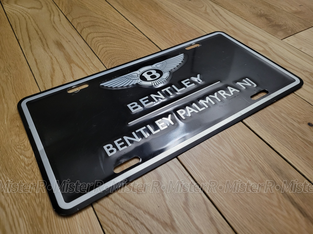 Bentley - Dealership License Plate - Palmyra, New Jersey - NJ Dealer Promo