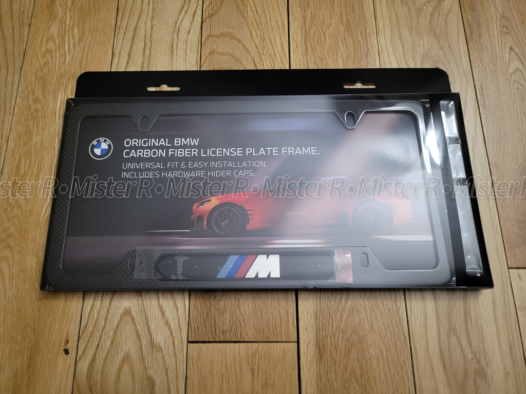 BMW - M Carbon Fiber License Plate Frame - Genuine OE - #82112348413