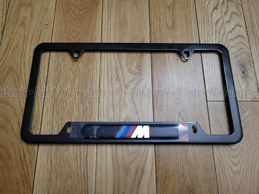 BMW - M Carbon Fiber License Plate Frame - Genuine OE - #82112348413