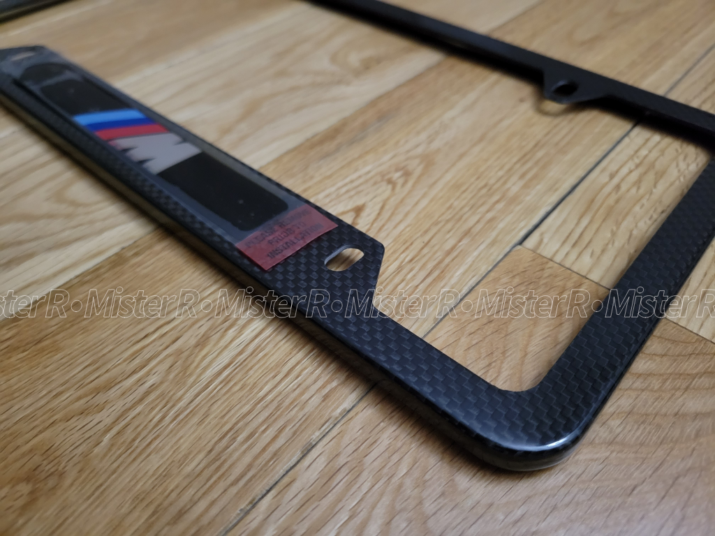 BMW - M Carbon Fiber License Plate Frame - Genuine OE - #82112348413