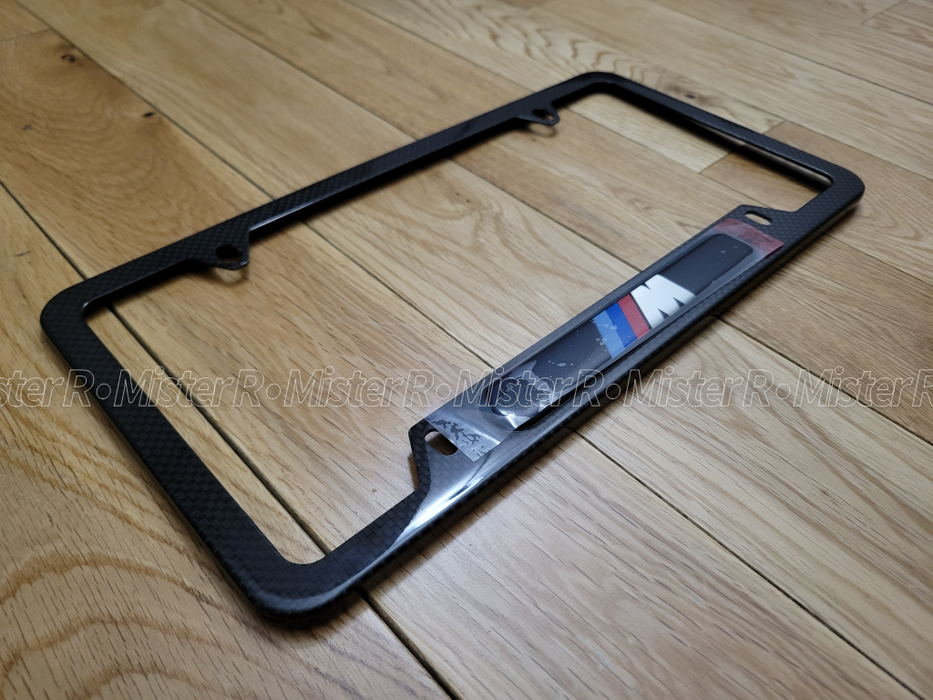 BMW - M Carbon Fiber License Plate Frame - Genuine OE - #82112348413