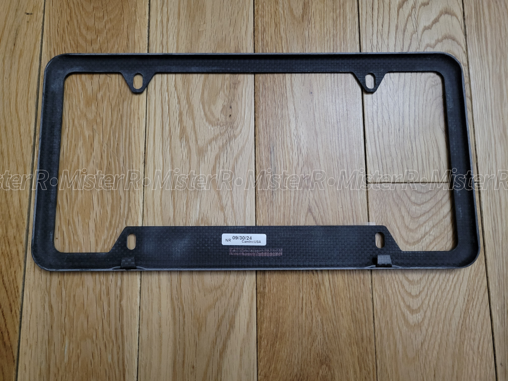 BMW - M Carbon Fiber License Plate Frame - Genuine OE - #82112348413