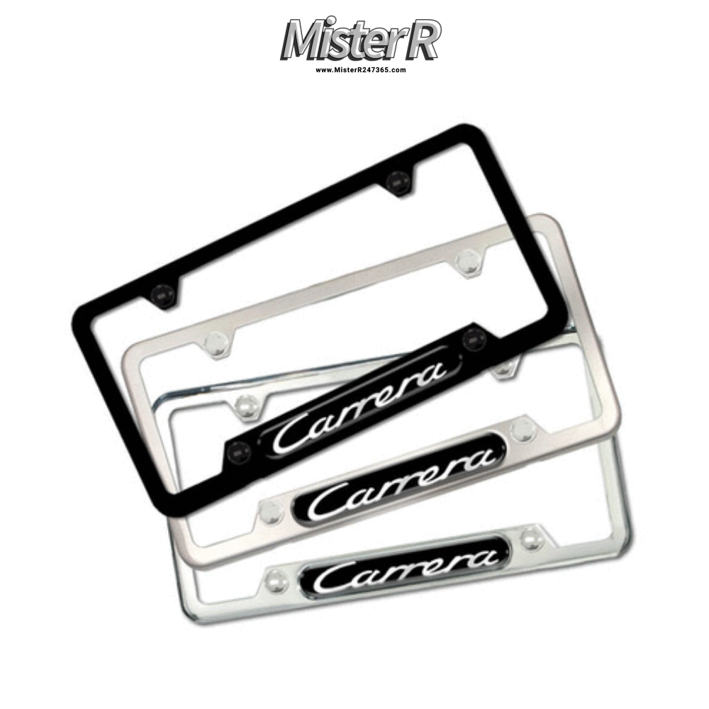 Porsche 911 Carrera - Polished Stainless Steel License Plate Frame - NLA Used OE - #PNA70201000