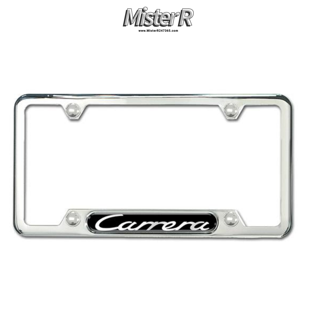 Porsche 911 Carrera - Polished Stainless Steel License Plate Frame - NLA Used OE - #PNA70201000