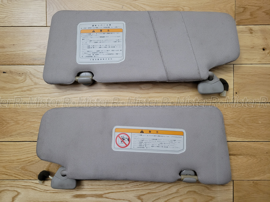 Nissan Z33 350Z - JDM Sun Visor Set - Grey Left/Right - Fairlady Z - #96400-CF51A + #96401-CF51A