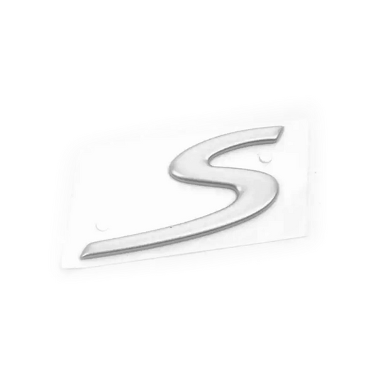Porsche 996/997 Carrera S Emblem - Satin Aluminum - 911 C4S - #99755924300