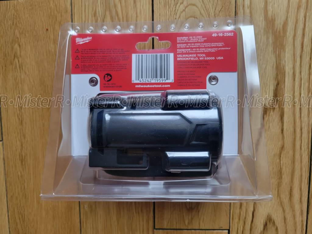 Milwaukee Tools M12 FUEL Stubby Impact Wrench Protective Boot - #49-16-2562