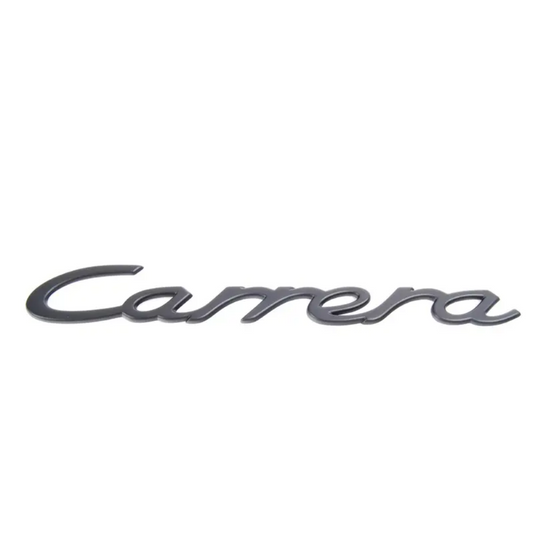 Porsche 911 993 - Carrera Script Rear Emblem - Rally Black - #9935592370070C