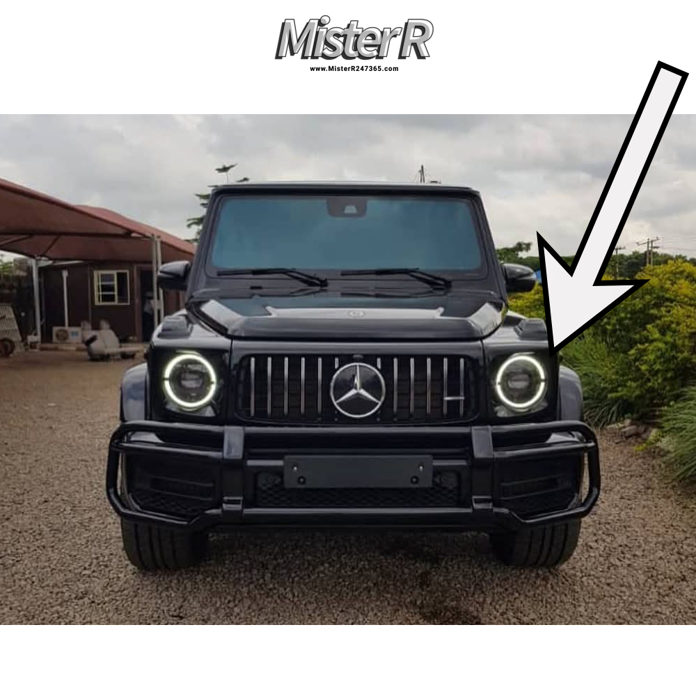 Mercedes-Benz G63 AMG Left Headlight Bezel/Trim - Geländewagen OE #A4638805102