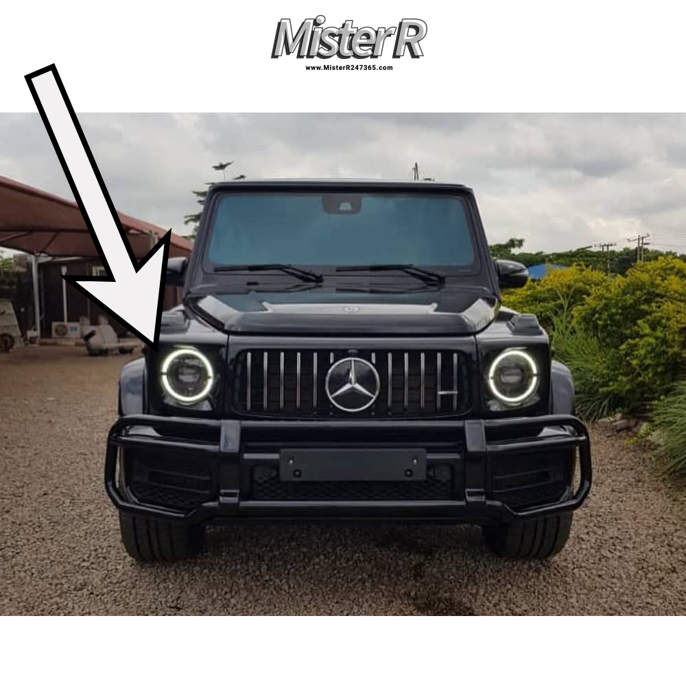 Mercedes-Benz G63 AMG Right Headlight Bezel/Trim - Geländewagen OE #A4638805202