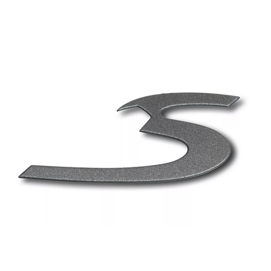 Porsche 996 Grey "S" Emblem - 911 Carrera 4S - C4S - #99655924300D04