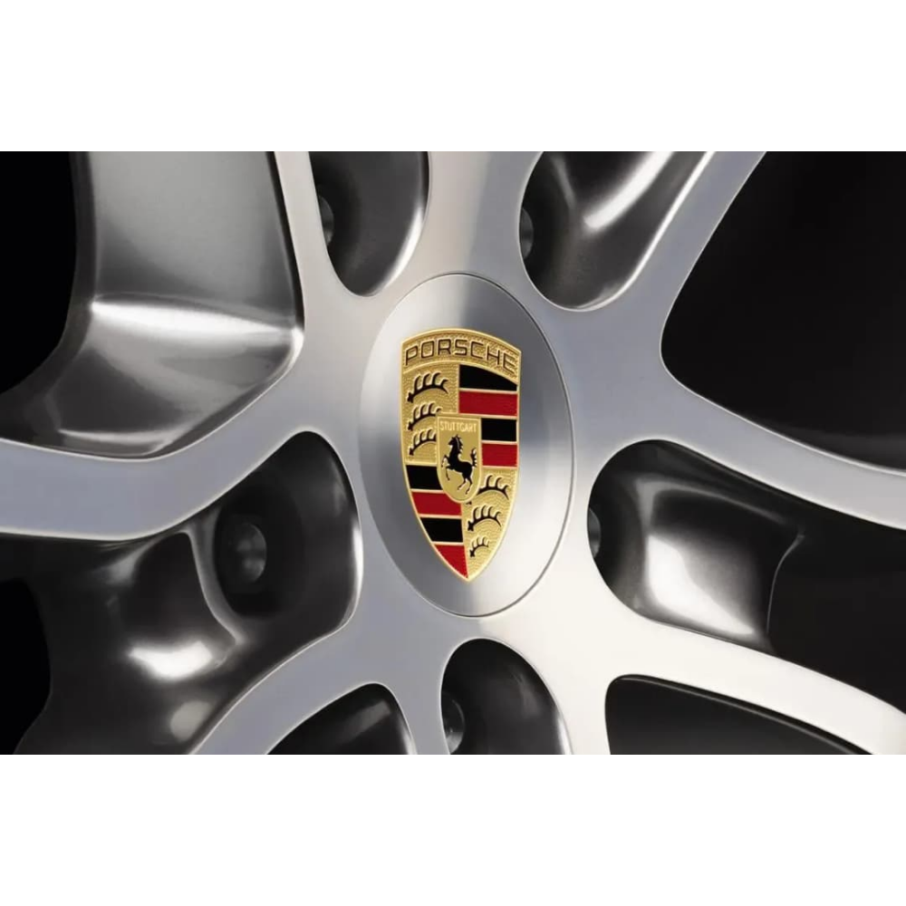 Porsche - Silver Center Cap Set - Turbo II Wheel 987 911 992 997 E2 G1 - #00004460705