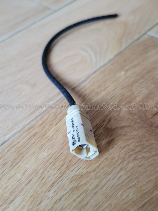 Audi/Volkswagen/Porsche 1-Pin Connector Pigtail Harness - Used OE - #6Q0035576H