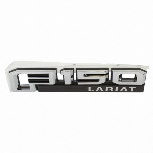 Ford F-150 LARIAT Right/Passenger Fender Emblem - New OE Chrome - #FL3Z16720E