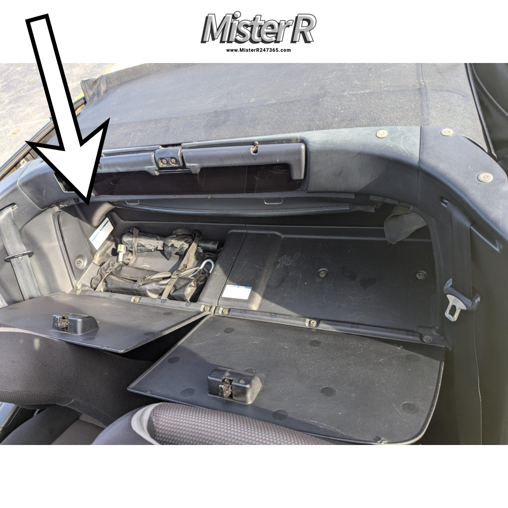 Toyota MR2 Spyder - Separator Cover - W30 Interior Storage Trim - #74818-17010-C0