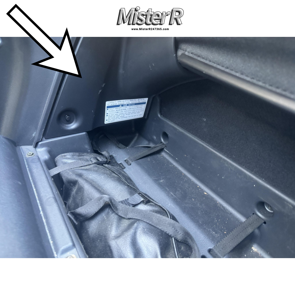 Toyota MR2 Spyder - Separator Cover - W30 Interior Storage Trim - #74818-17010-C0